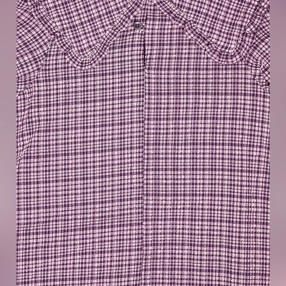 The New Society Girls Anabella Check Dress 16 Seersucker Peter Pan Collar Pink
